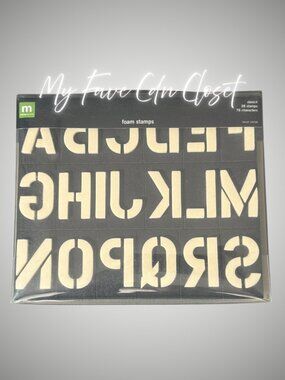 NEW***Making Memories Scrapbooking Foam Alphabet Stamp set